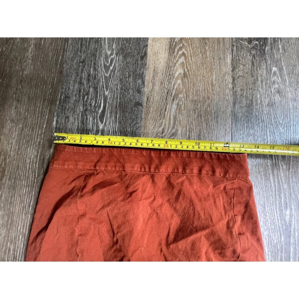 Ann Taylor Loft‎ Pencil Skirt Womens 4 Burnt Orange Clay Back Zip Career Wear